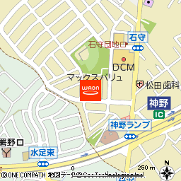 マックスバリュ石守店付近の地図