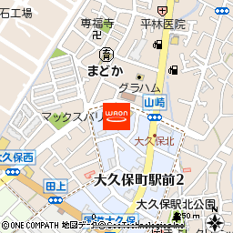 マックスバリュ大久保店付近の地図