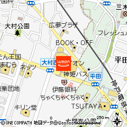 イオン三木店付近の地図