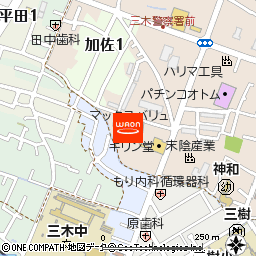 マックスバリュ三木北店付近の地図