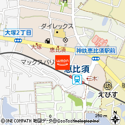 マックスバリュ恵比須店付近の地図