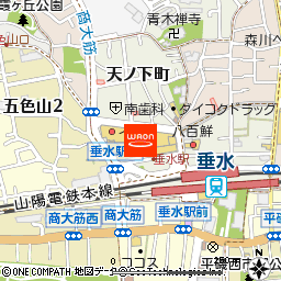 イオン垂水店付近の地図