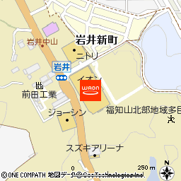 イオン福知山店付近の地図