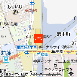 マックスバリュ長田南店付近の地図