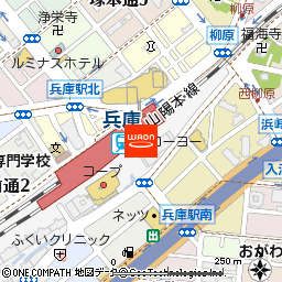 KOHYO兵庫店付近の地図