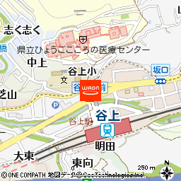 そうごう薬局　谷上店付近の地図