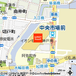 イオンモール神戸南付近の地図