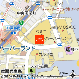 楽天モバイル　神戸ｕｍｉｅ店付近の地図