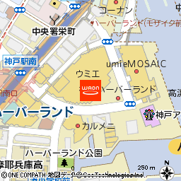 R.O.U神戸ハーバーランド店付近の地図