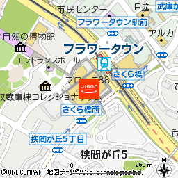 イオン三田店付近の地図