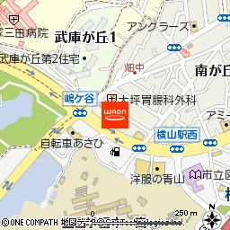 ジパング三田南ヶ丘店付近の地図