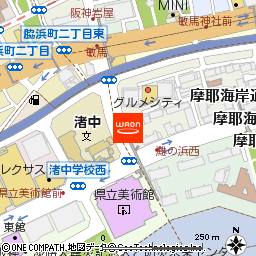 グルメシティ摩耶海岸通店付近の地図