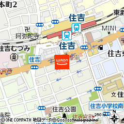 スマイルシュシュ住吉店付近の地図