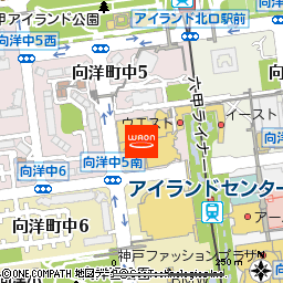 ダイエー六甲アイランド店付近の地図