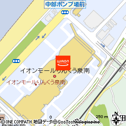 イオンりんくう泉南店付近の地図