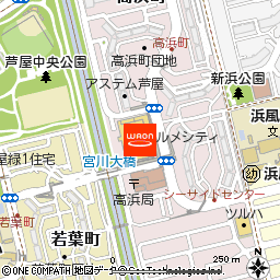 グルメシティ芦屋浜店付近の地図