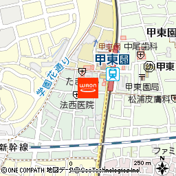 ＦＲＡＭＥ付近の地図