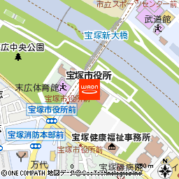 ASBeefam宝塚中山付近の地図