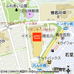 イオン猪名川店付近の地図