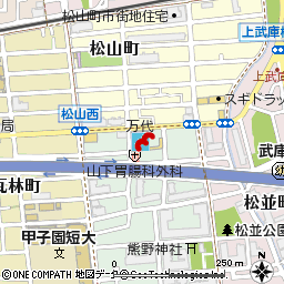 西宮熊野店付近の地図
