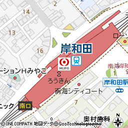 泉佐野支店付近の地図
