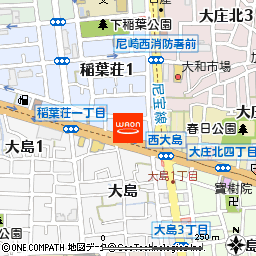 グルメシティ西大島店付近の地図