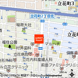 ｂｒａｃｅ　ｅｌｎｅ　立花店付近の地図