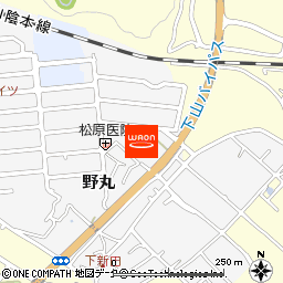 サンダイコー　下山店付近の地図