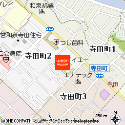 ダイエー和泉店付近の地図