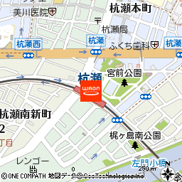 クリーニングルビーＹｏｔｔｅ杭瀬店付近の地図
