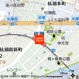 クリーニングルビーＹｏｔｔｅ杭瀬店付近の地図