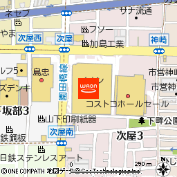 イオンスタイル尼崎付近の地図