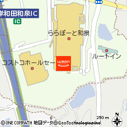 アイセイ薬局　ららぽーと和泉店付近の地図