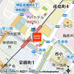 KOHYO堺店付近の地図