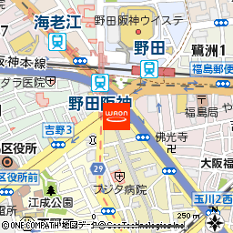 Ｂｒａｎｄｎｅｗ野田阪神店付近の地図