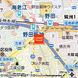 Ｂｒａｎｄｎｅｗ野田阪神店付近の地図