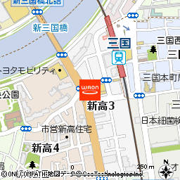 KOHYO阪急三国店付近の地図