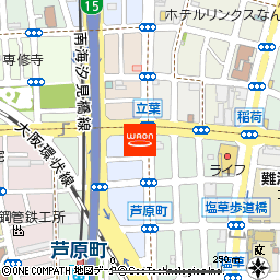 クリーニング加賀屋　立葉店付近の地図