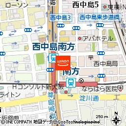 グルメシティ南方店付近の地図