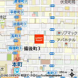 Co Deli 瓦町3丁目店付近の地図