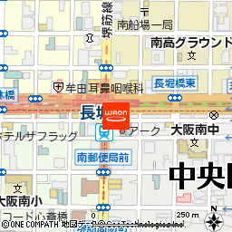 メンズネイルサロン大阪グランド付近の地図