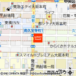 KOHYO南船場店付近の地図