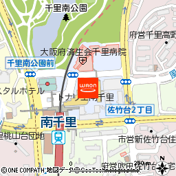 コポ　南千里店付近の地図