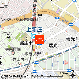 スマイルコンタクト付近の地図