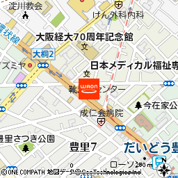 ニシノ整骨院付近の地図