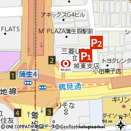 城東支店付近の地図