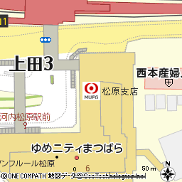 松原支店付近の地図