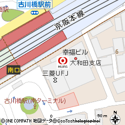 大和田支店付近の地図