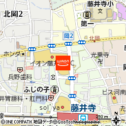 イオン藤井寺ショッピングセンター付近の地図