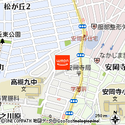 KOHYO松が丘店付近の地図